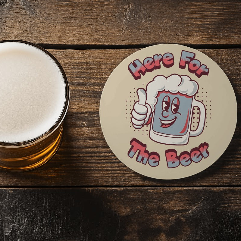 Funny Beer Drinks Coaster | Home and Office | Tableware Accessories