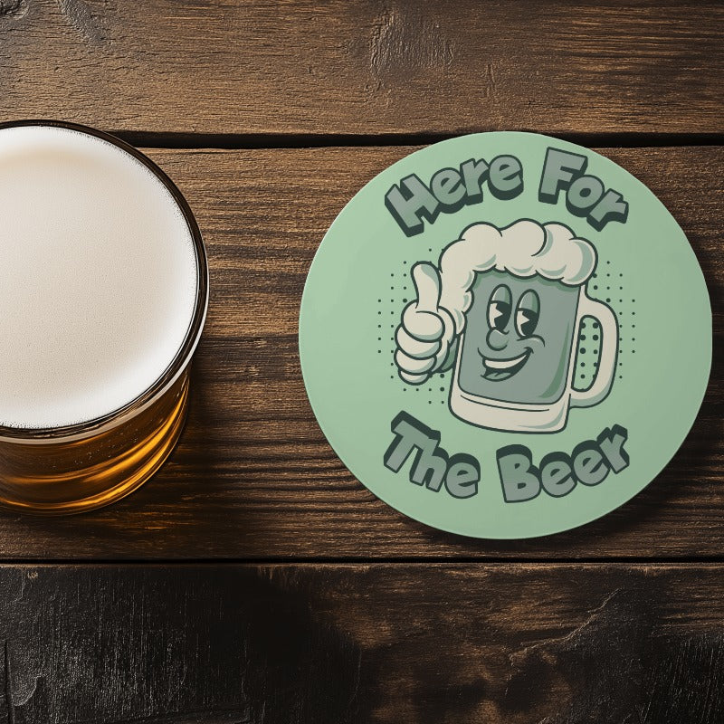 Funny Beer Drinks Coaster | Home and Office | Tableware Accessories