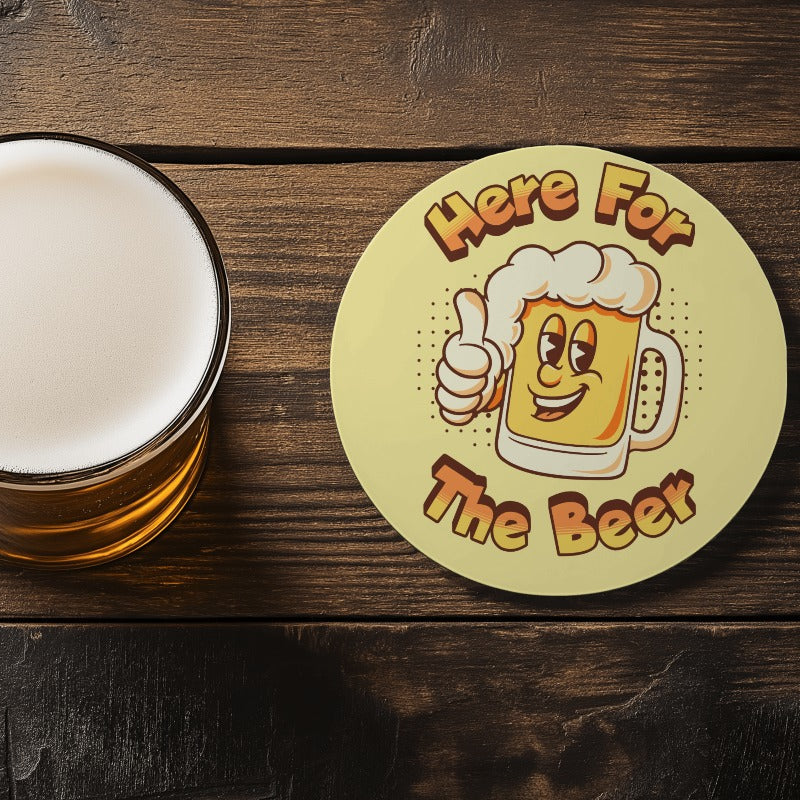 Funny Beer Drinks Coaster | Home and Office | Tableware Accessories