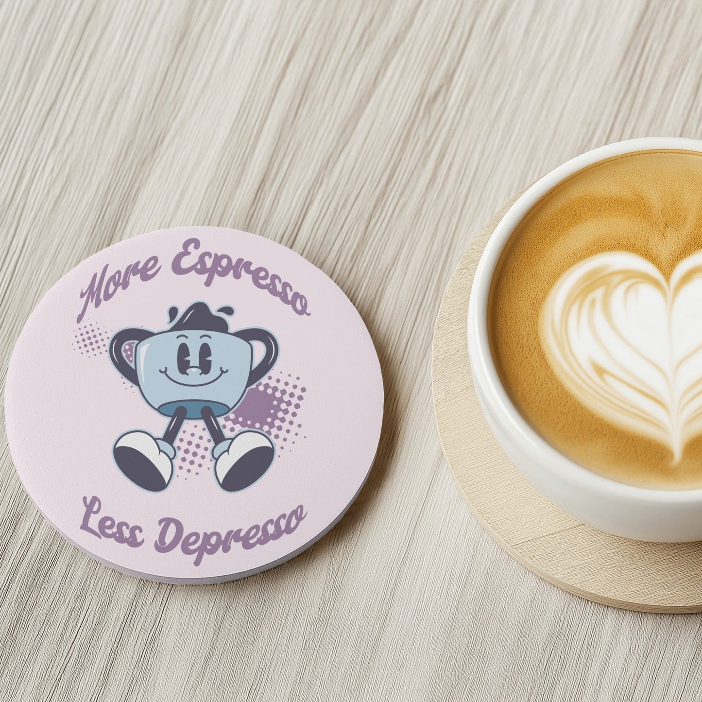 Espresso Drinks Coaster | Home and Office | Tableware Accessories