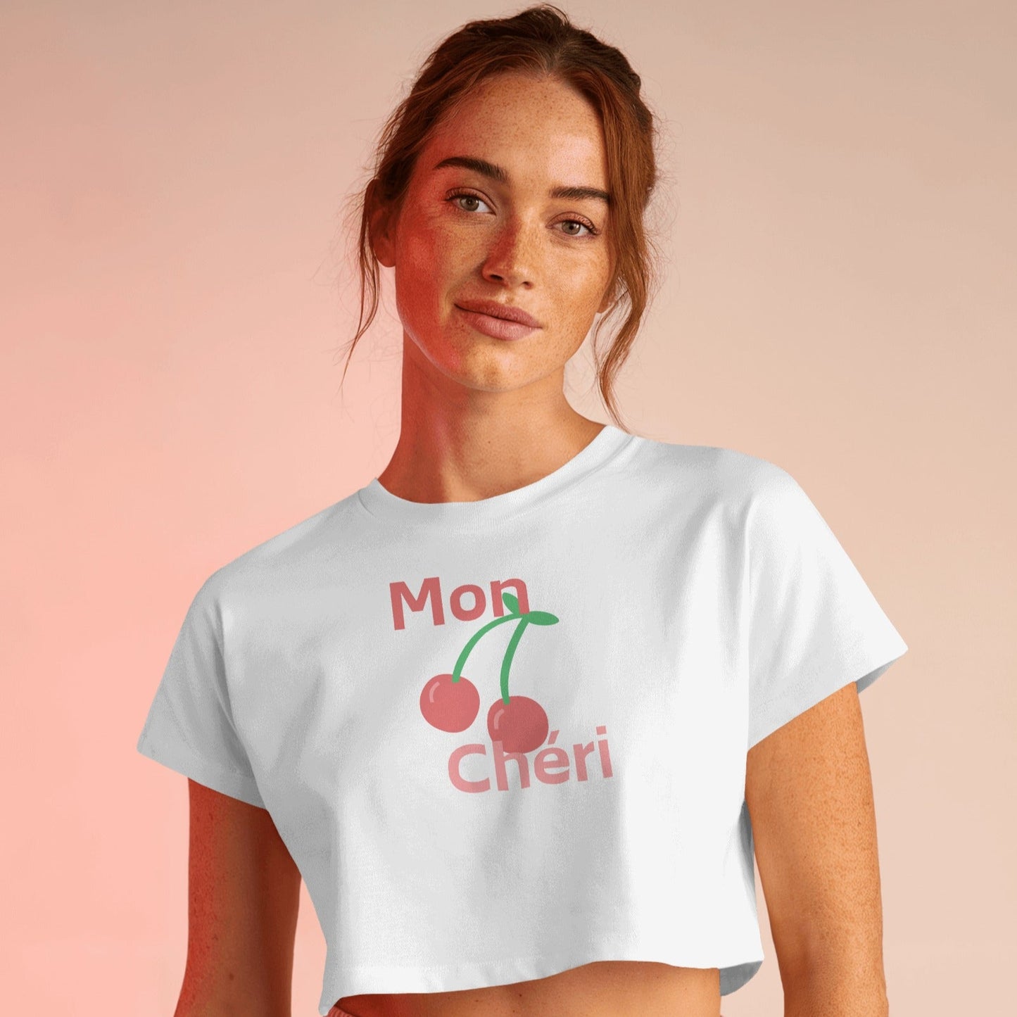 Mon Cheri Crop Top - Pink