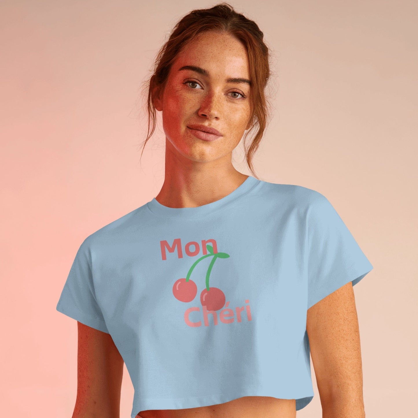 Mon Cheri Crop Top - Pink