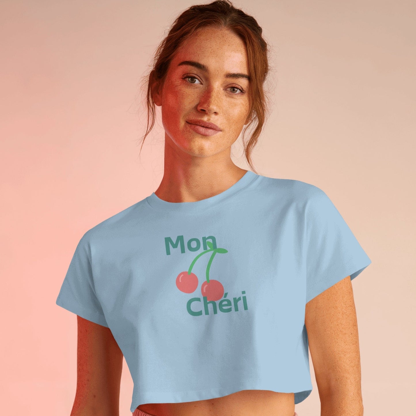 Mon Cheri Crop Top - Green