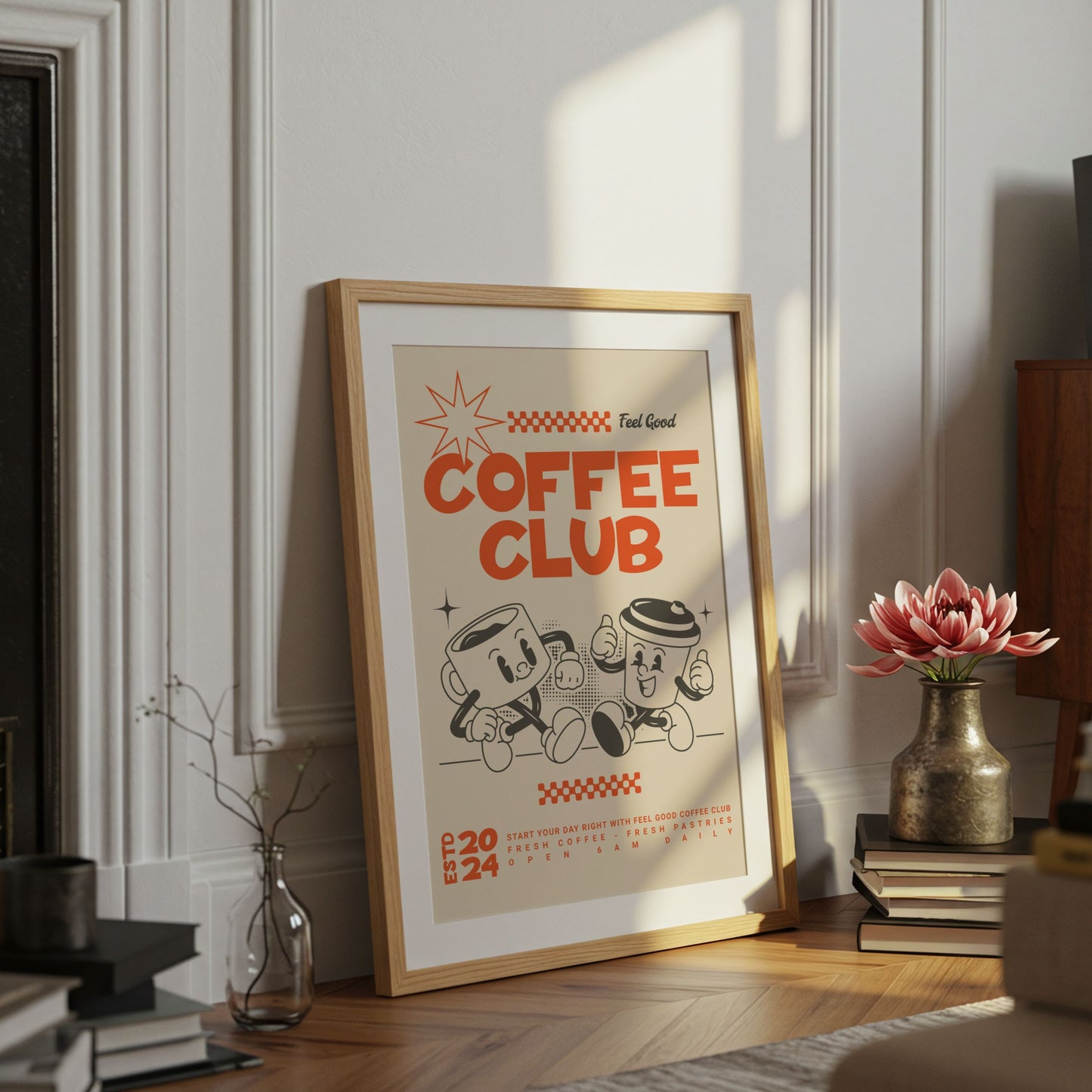 Coffee Club - Home Essential Art Poster Prints