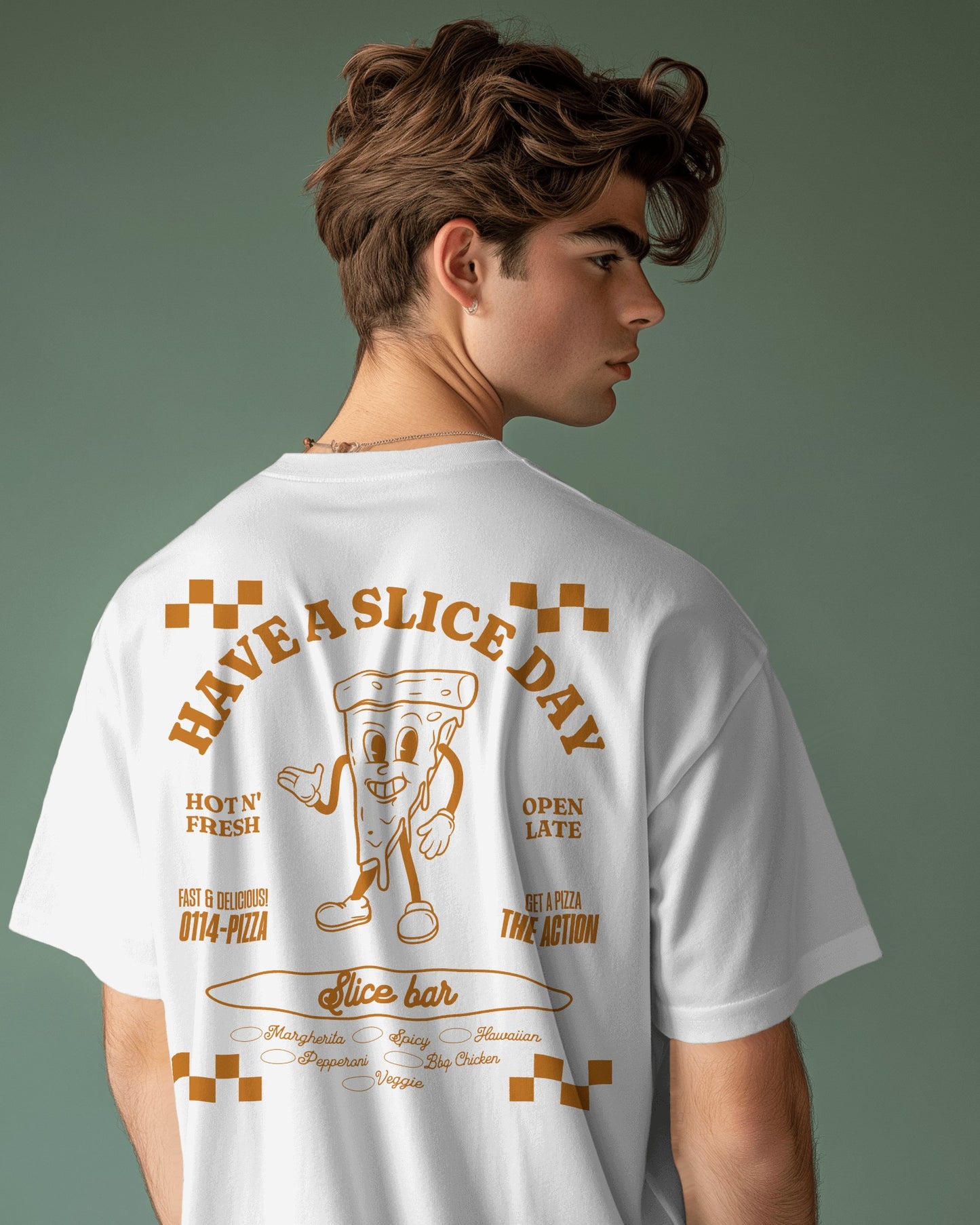 Have A Slice Day Unisex T-shirt Orange