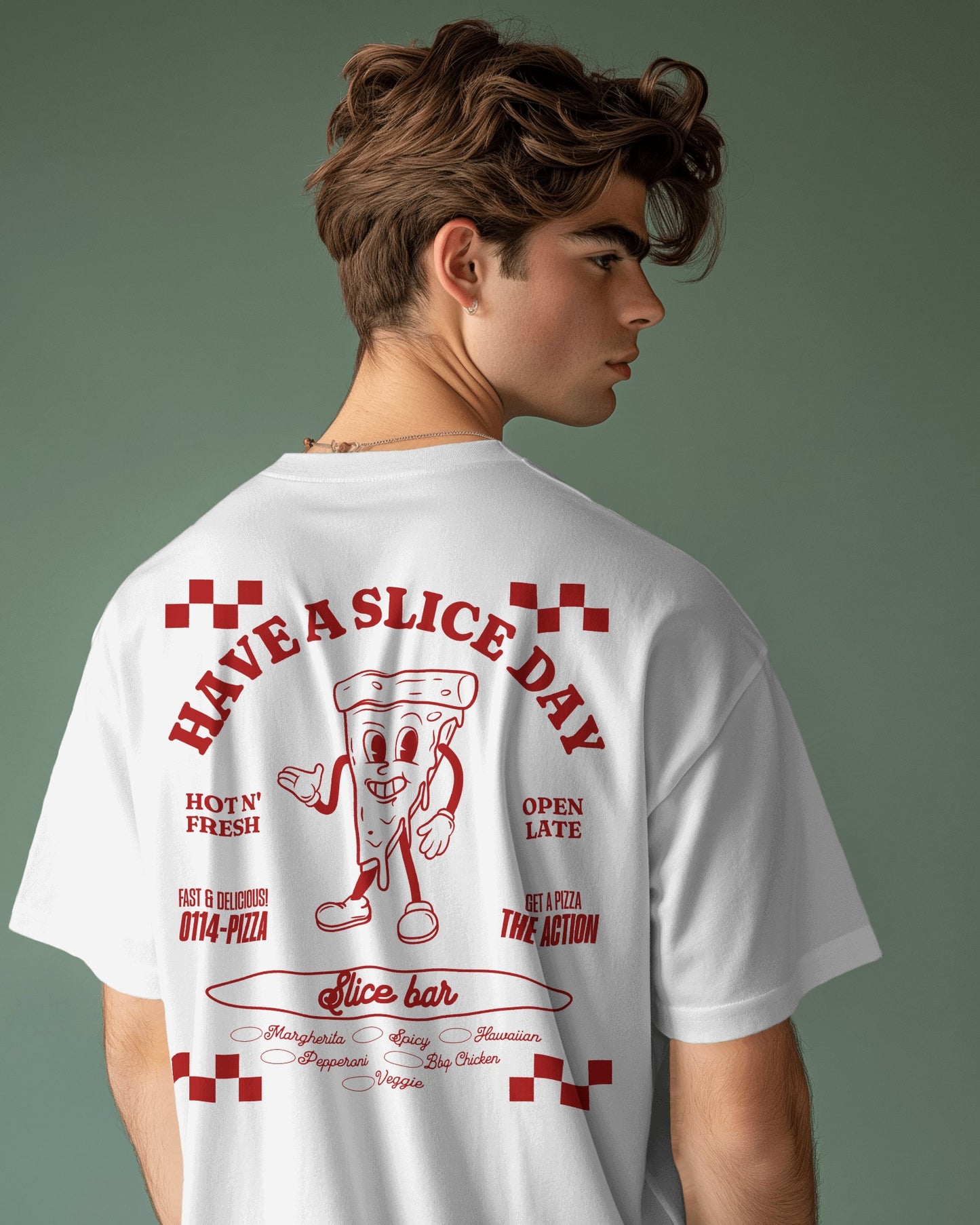 Have A Slice Day Unisex T-shirt Red