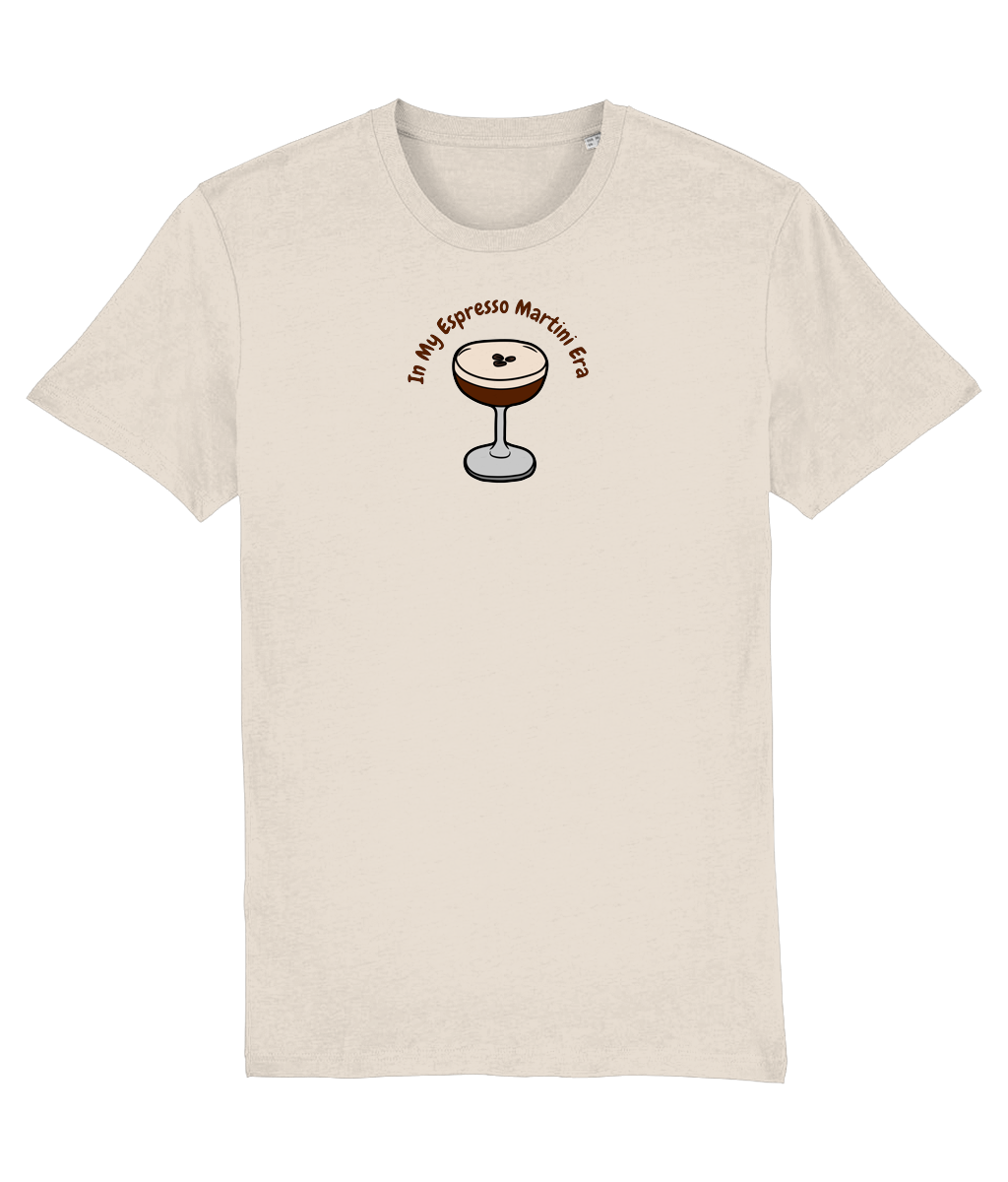 Espresso Martini T Shirt | Unisex T-shirt | Retro Graphic | 100% Organic Cotton