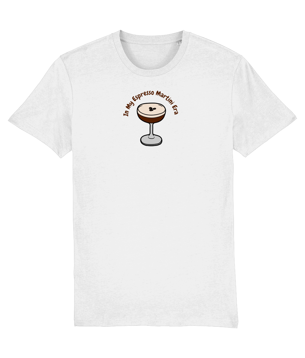 Espresso Martini T Shirt | Unisex T-shirt | Retro Graphic | 100% Organic Cotton