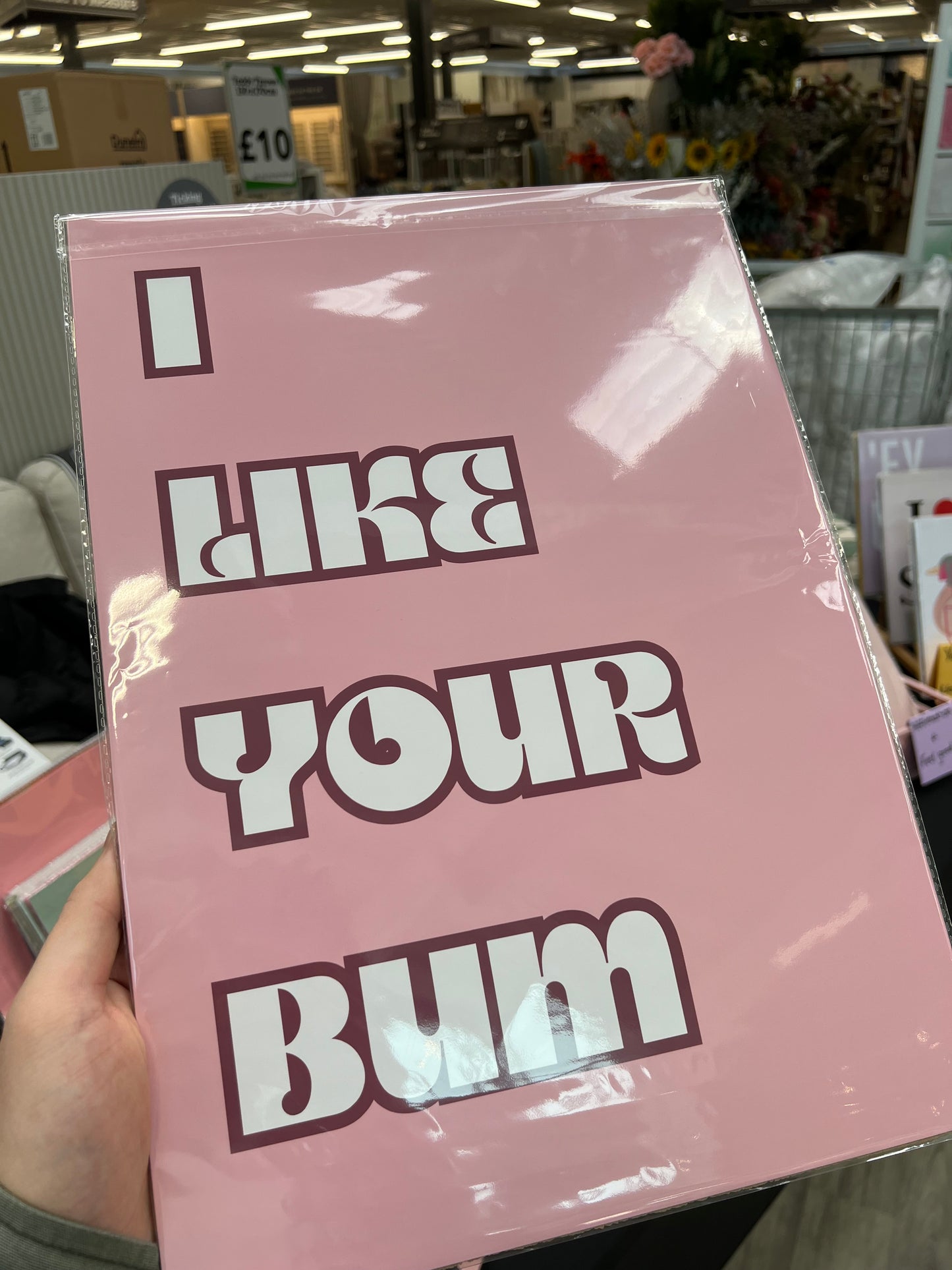 I Like Your Bum Funny Art Print