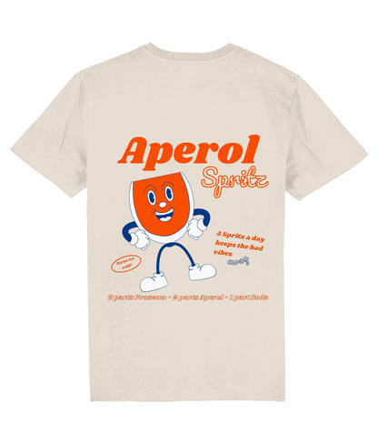 Aperol Spritz T Shirt | Unisex T-shirt | Retro Graphic | 100% Organic Cotton