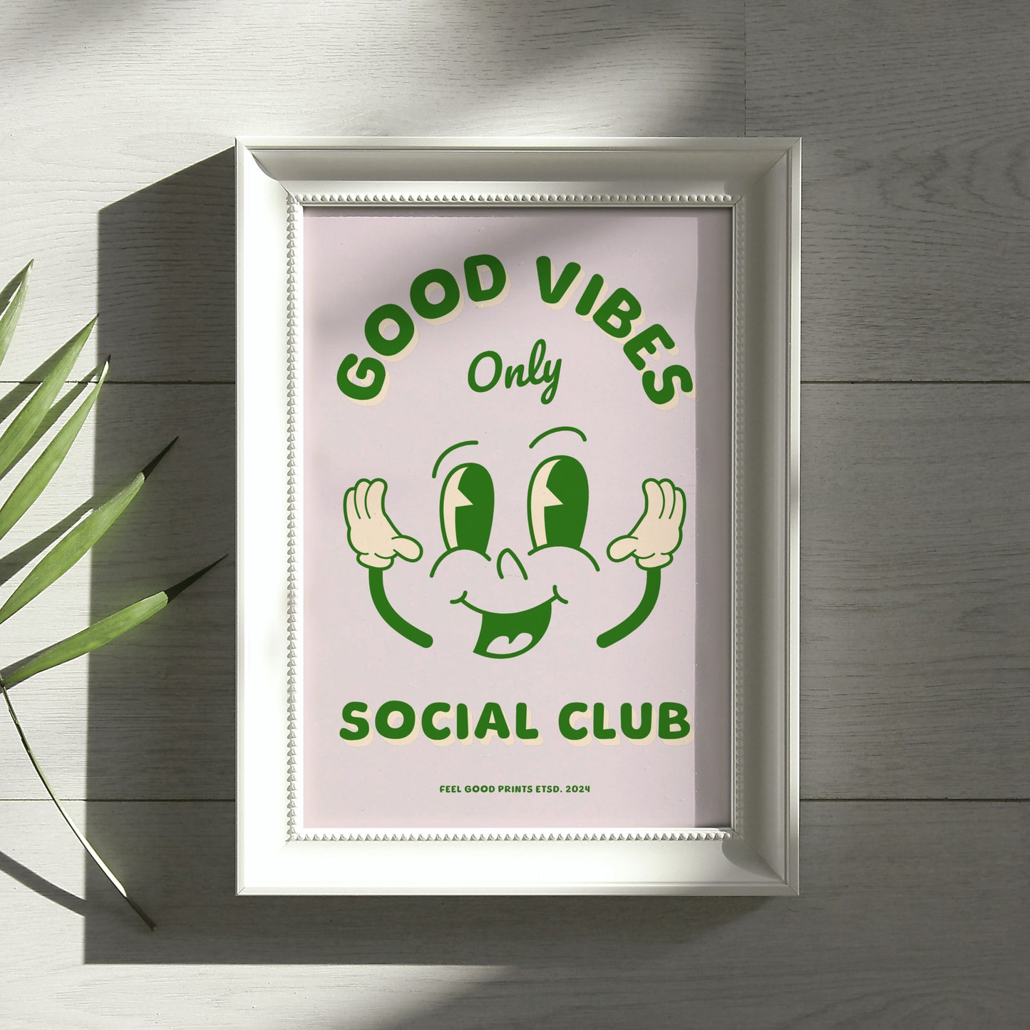 Good Vibes Only | Positive Feel Good Art Poster Print