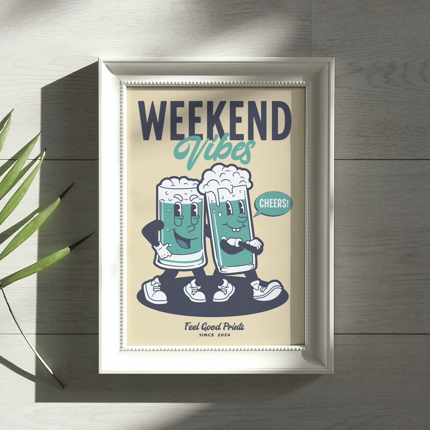 Weekend Vibes Beer Art Print