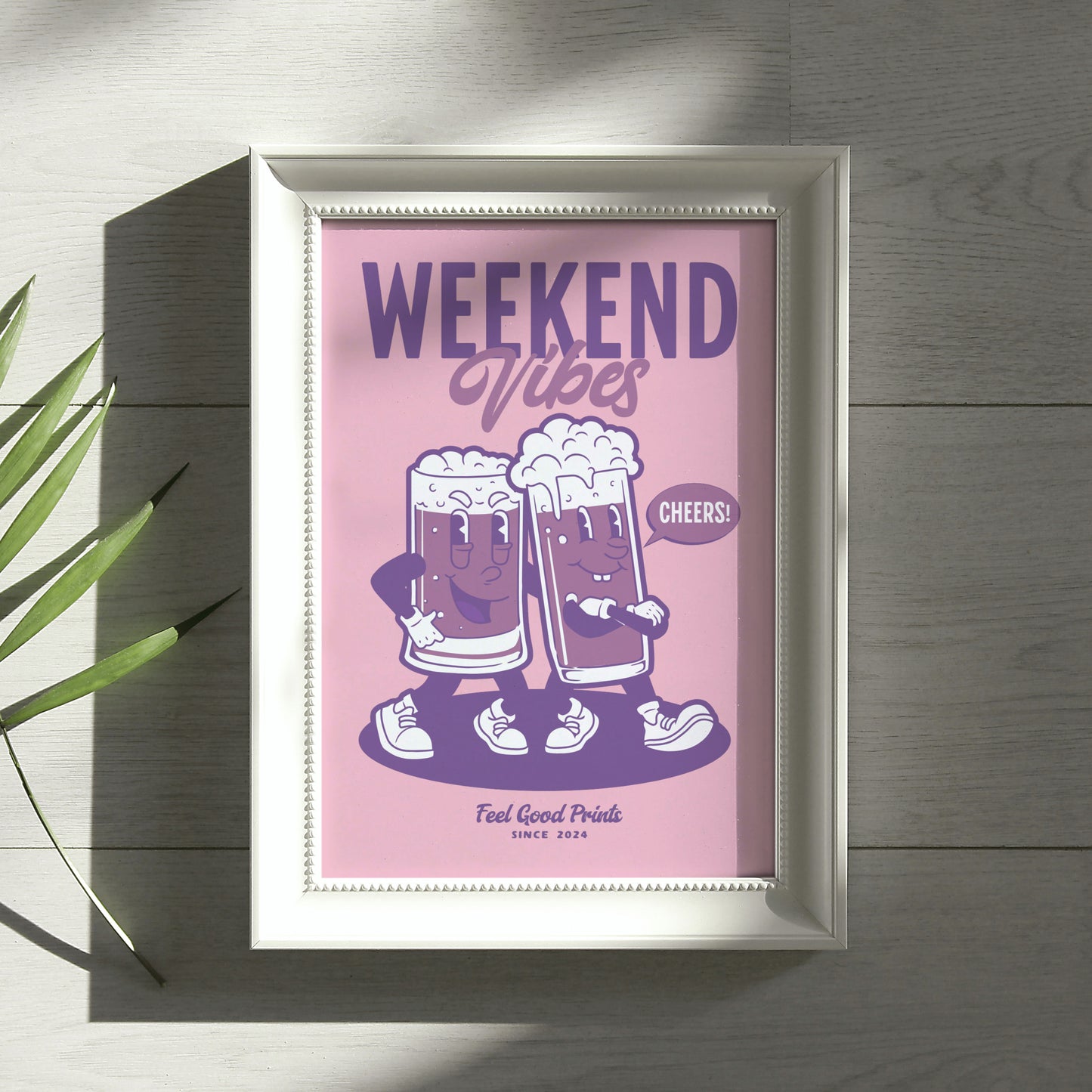 Weekend Vibes Beer Art Print