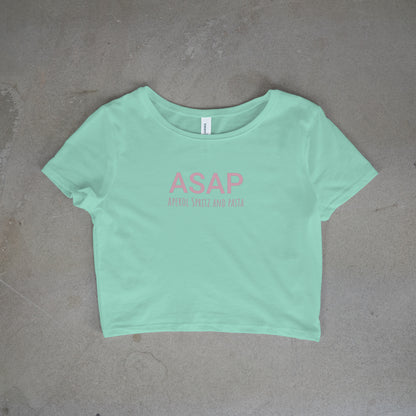 Aperol Spritz and Pasta Crop Top - Pink