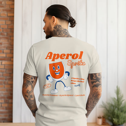 Aperol Spritz T Shirt | Unisex T-shirt | Retro Graphic | 100% Organic Cotton