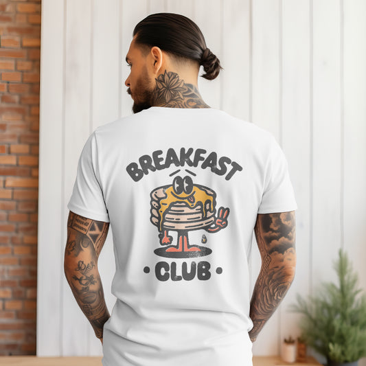 Breakfast T Shirt | Unisex T-shirt | Retro Graphic | 100% Organic Cotton