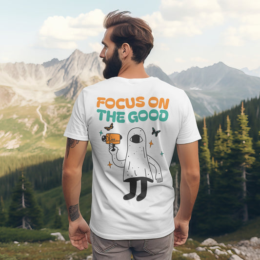 Positive Unisex T-shirt | Retro Graphic | 100% Organic Cotton