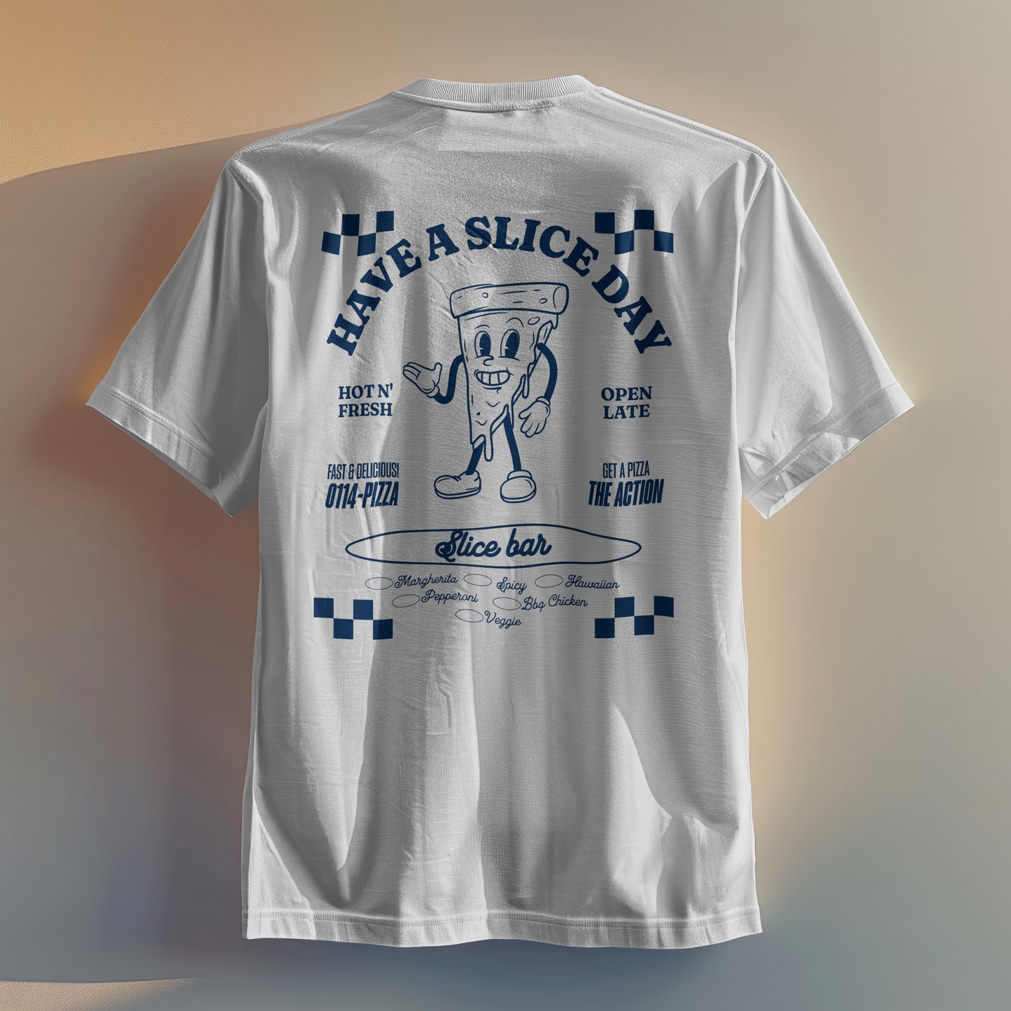 Have A Slice Day Unisex T-shirt Blue