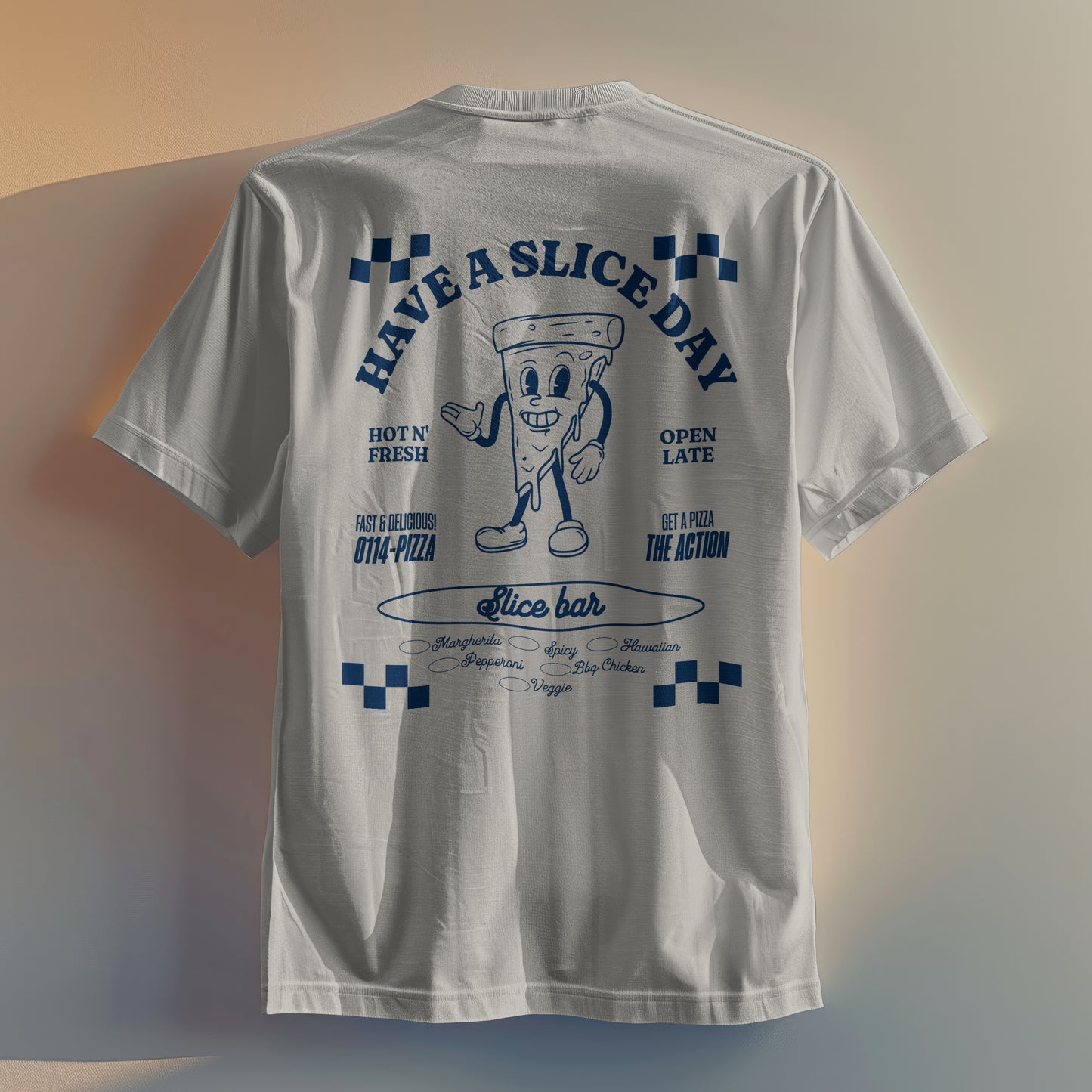 Have A Slice Day Unisex T-shirt Blue