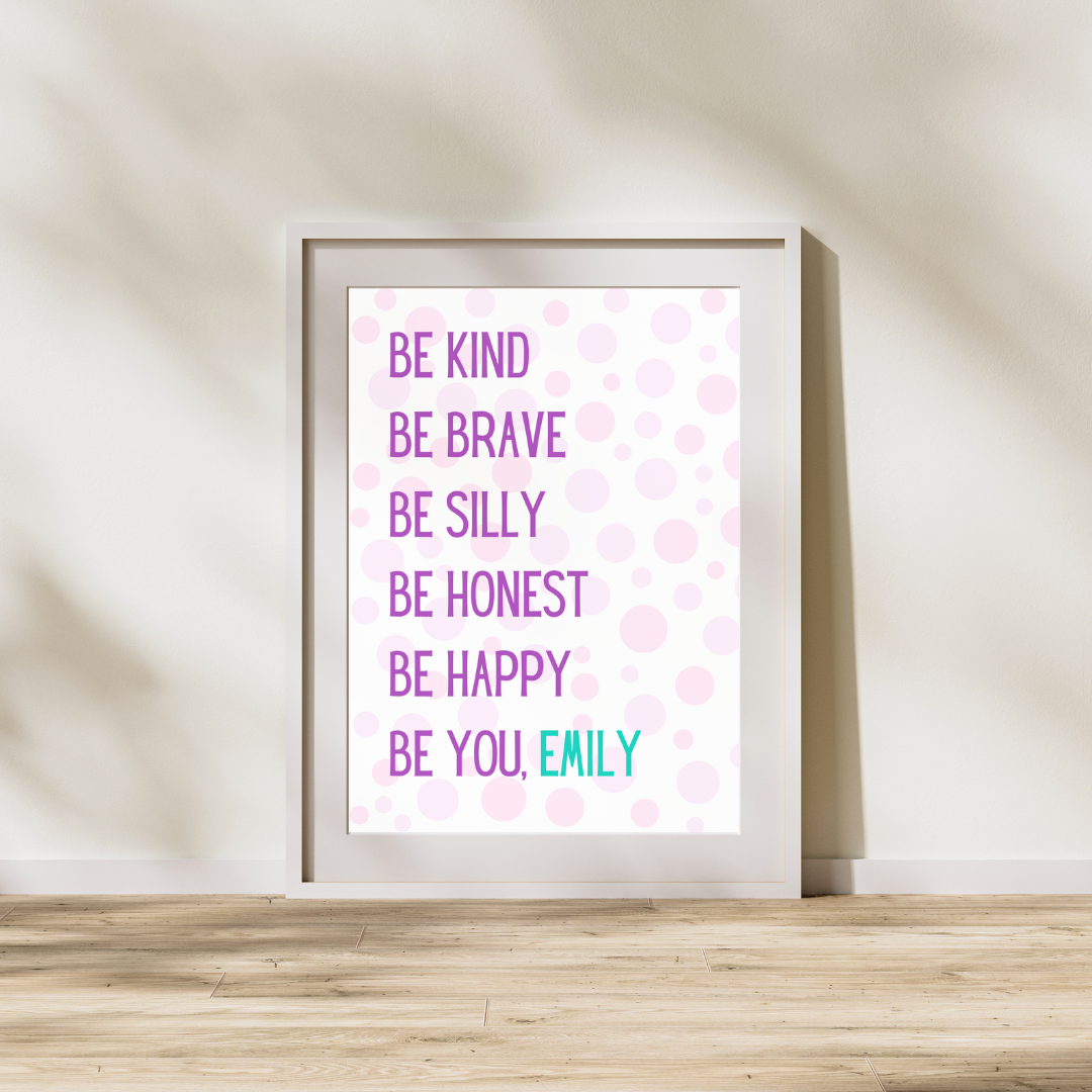 Affirmation Print Customisable Wall Print Feel Good Print Inspiring Print Mental Health Print Motivation Print Home Decor Gift Idea