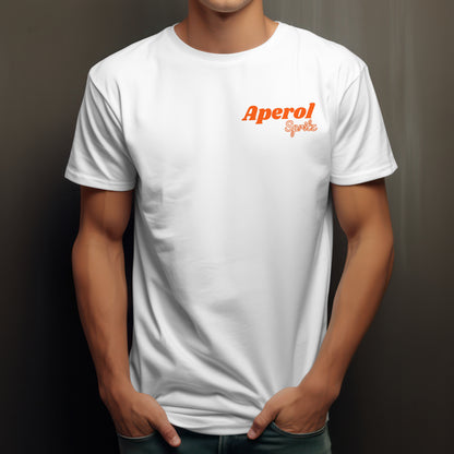 Aperol Spritz T Shirt | Unisex T-shirt | Retro Graphic | 100% Organic Cotton