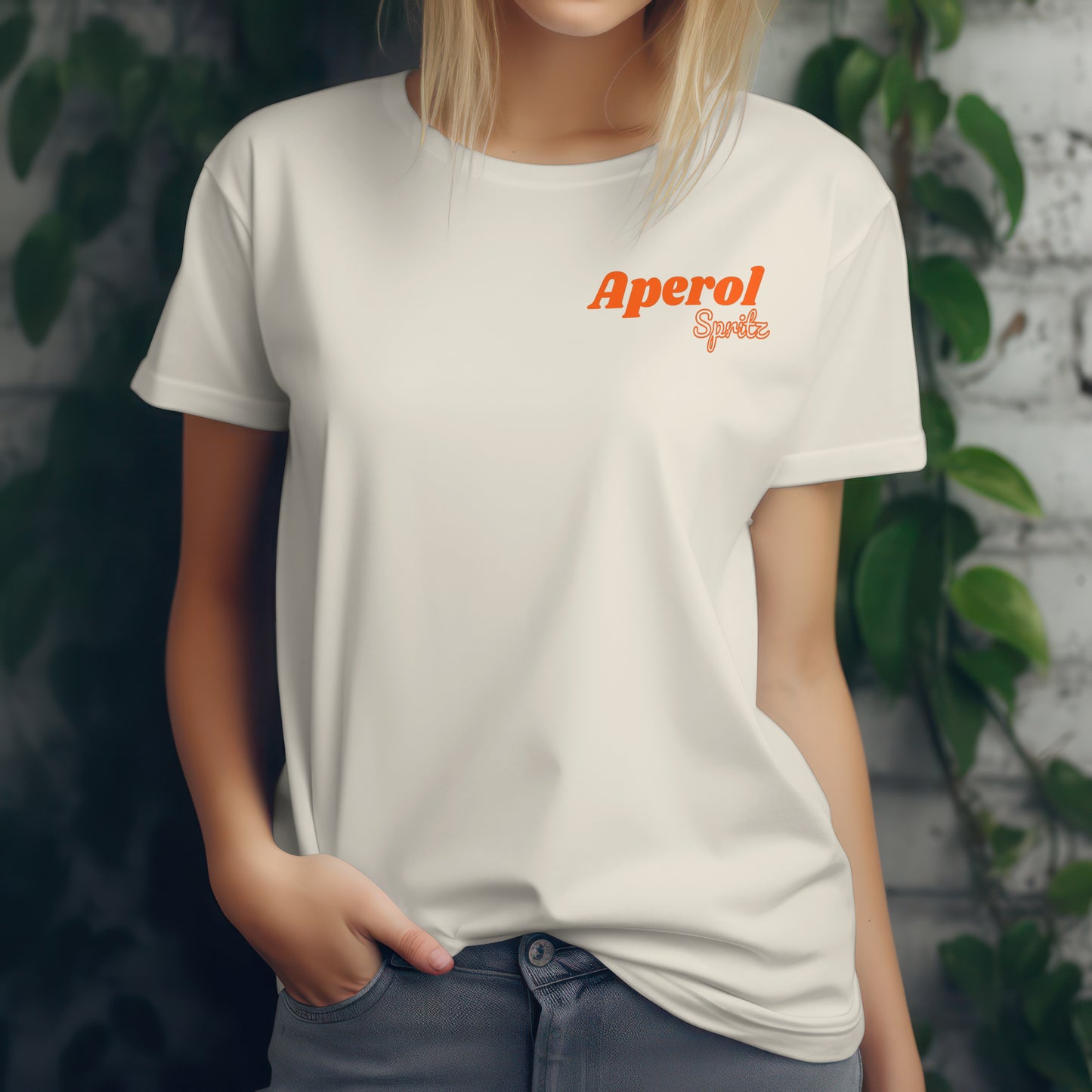 Aperol Spritz T Shirt | Unisex T-shirt | Retro Graphic | 100% Organic Cotton