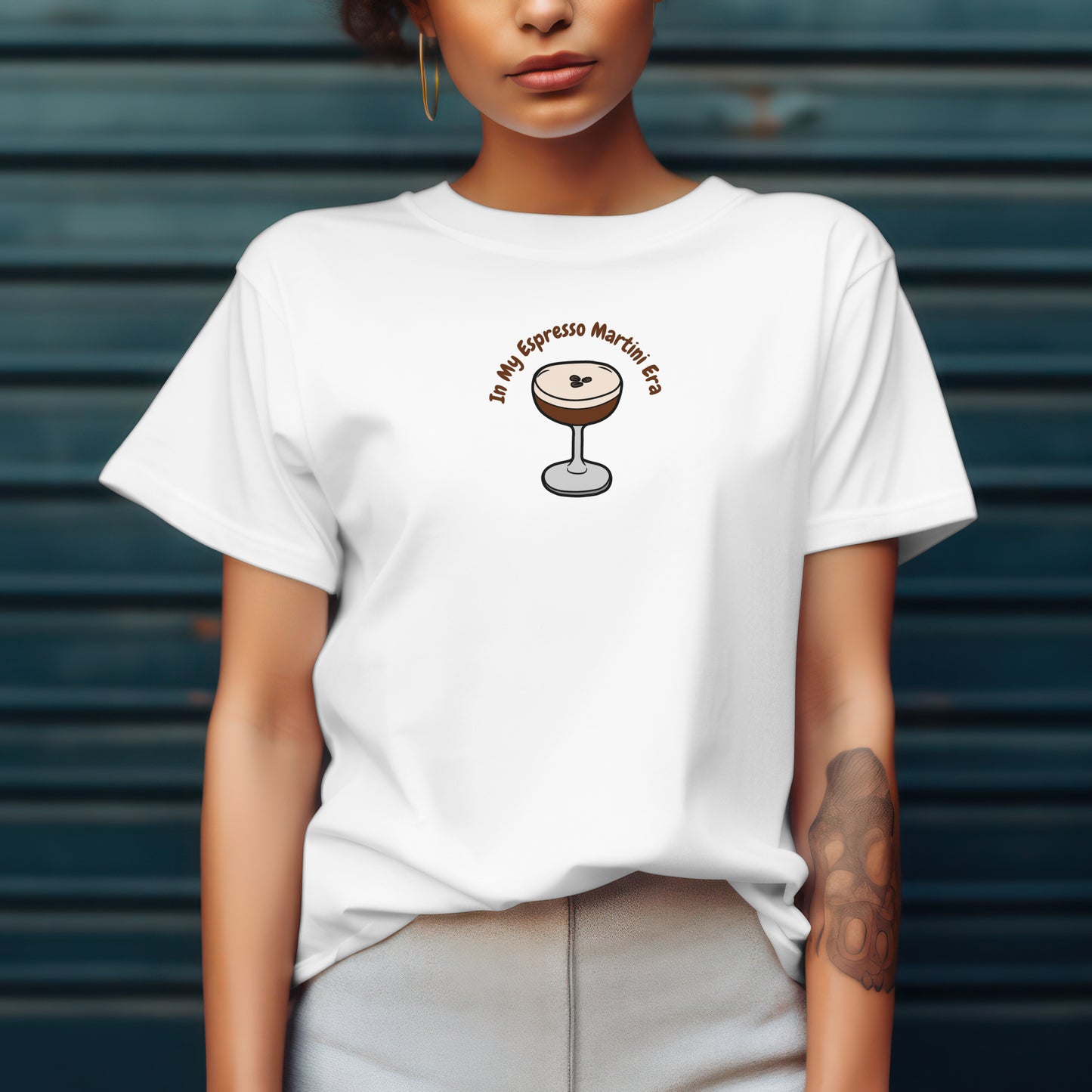 Espresso Martini T Shirt | Unisex T-shirt | Retro Graphic | 100% Organic Cotton