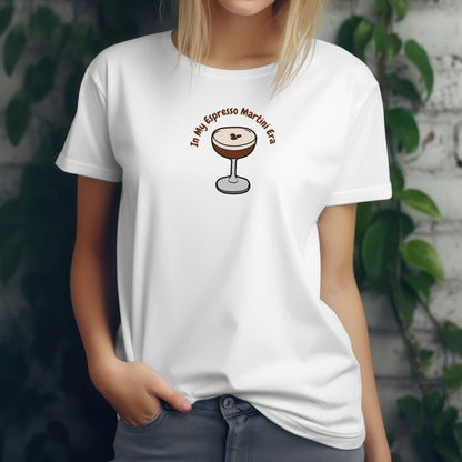 Espresso Martini T Shirt | Unisex T-shirt | Retro Graphic | 100% Organic Cotton