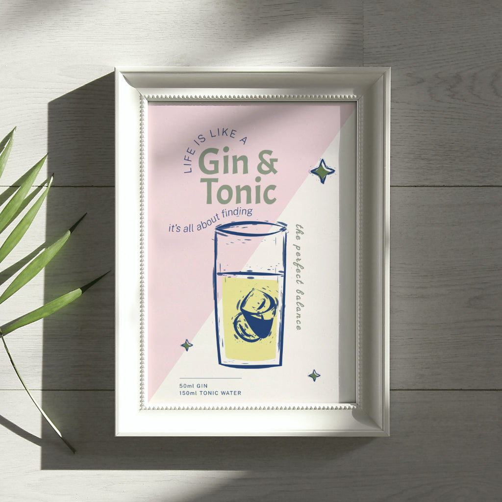 Gin & Tonic - Cocktails & Drinks Art Prints