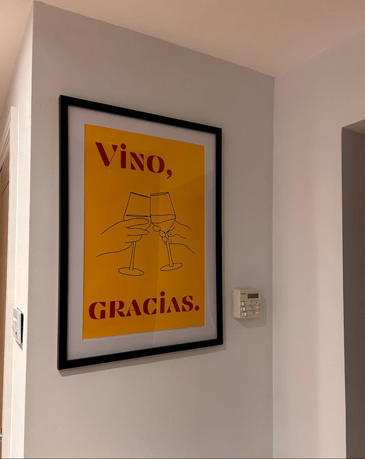 Wine Print Spanish Poster Wine Lover Spanish Modern Kitchen Decor Spain Kitchen Art Print Bar Art Retro Wall Print Art Retro Poster Vino