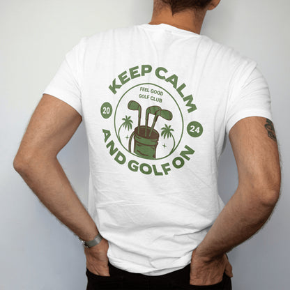 Golf T Shirt | Unisex T-shirt | Retro Graphic | 100% Organic Cotton