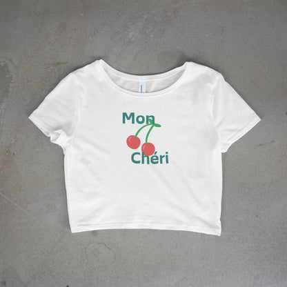 Mon Cheri Crop Top - Green