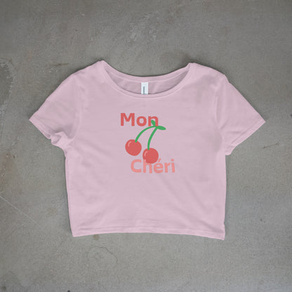 Mon Cheri Crop Top - Pink