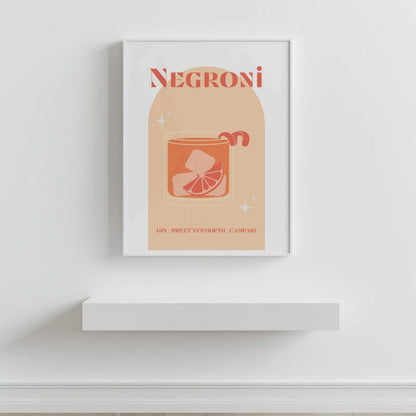 Negroni - Cocktails & Drinks Art Prints