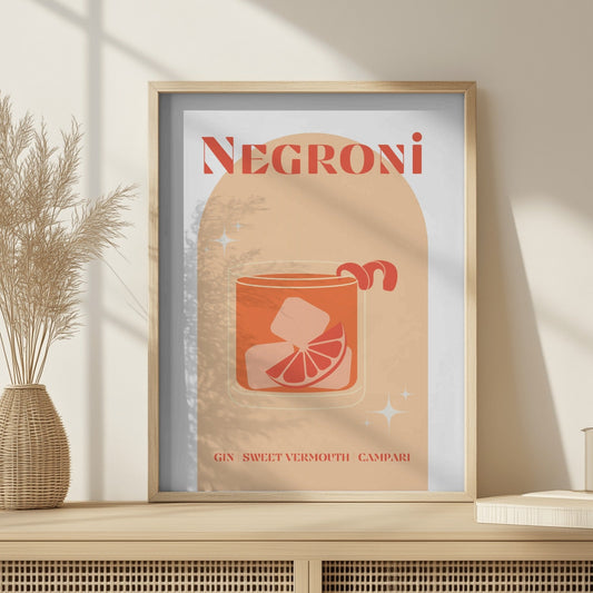 Negroni - Cocktails & Drinks Art Prints