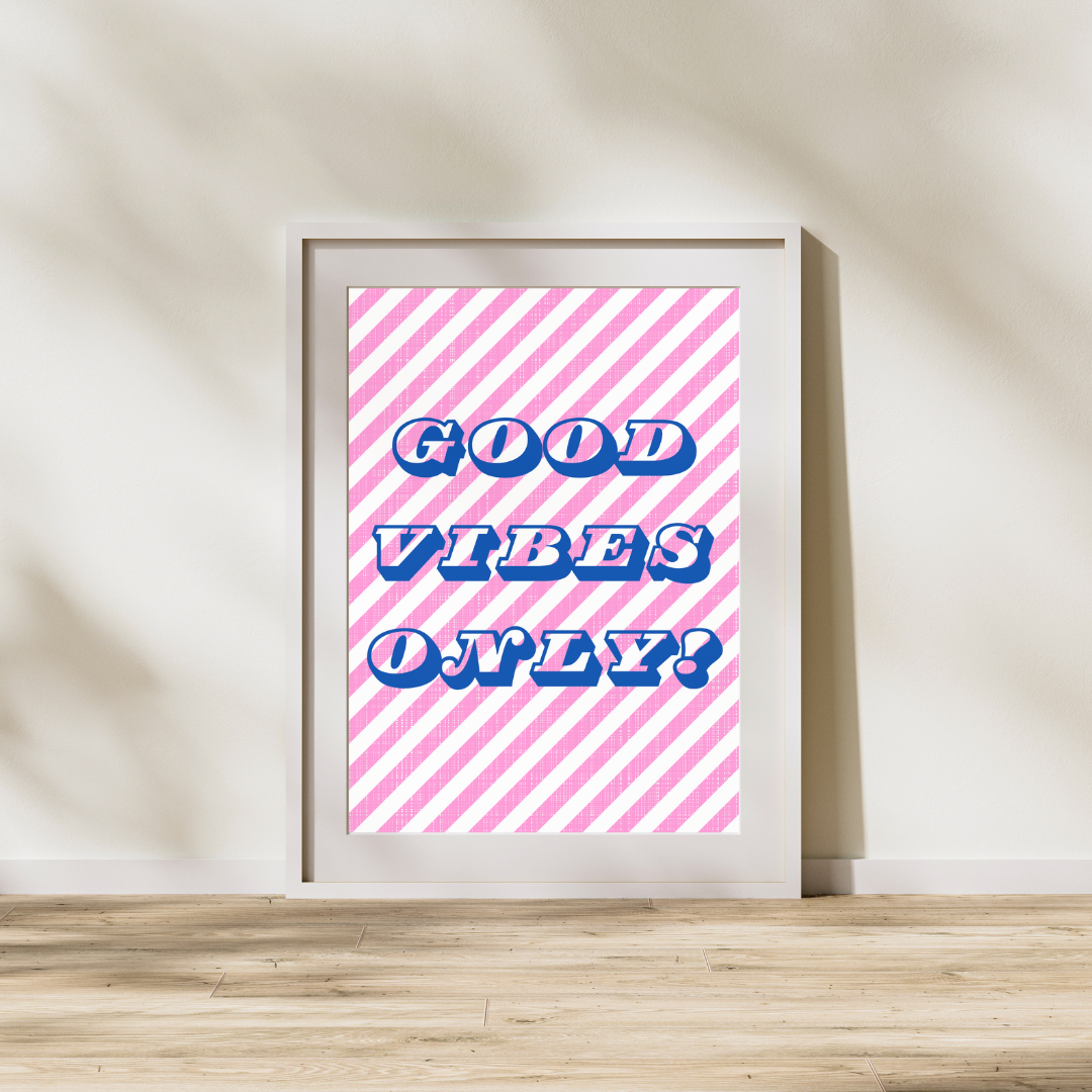 Create Your Own Custom Quote Print Poster Stripe Print Retro Print Customisable Print Personalised Print Wall Print Home Decor Gift Idea