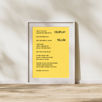 Create Your Own Custom Quote Print Poster Customisable Print Colourful Personalised Print Wall Print Home Decor Music Lyrics Print Gift Idea