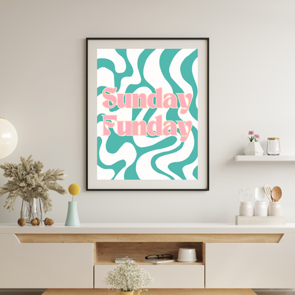 Create Your Own Custom Quote Print Poster Groovy Print Retro Print Customisable Print Personalised Print Wall Print Home Decor Colourful