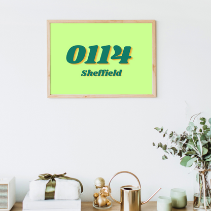 Hometown Print Sheffield Hometown City Customisable Print Wall Print Home Decor Idea Gift Idea For Home New Home Gift Idea 0114 Print