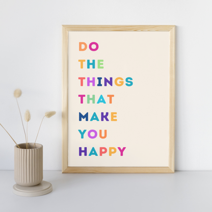 Feel Good Art Prints Positive Print Motivational Happy Prints Manifest Art Affirmation Quotes Inspirational Sayings Customisable Wall Art