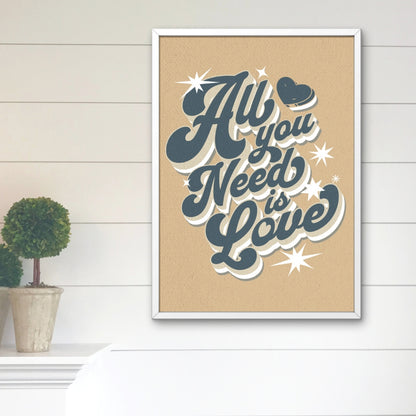 The Beatles All You Need Is Love | Music Art Poster Print