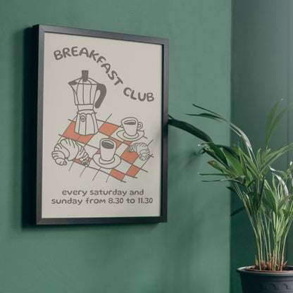 Breakfast Club | Around The Home Art Poster Print