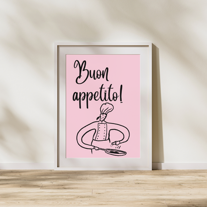 Buon Appetito - Italian Inspired Art Poster Prints