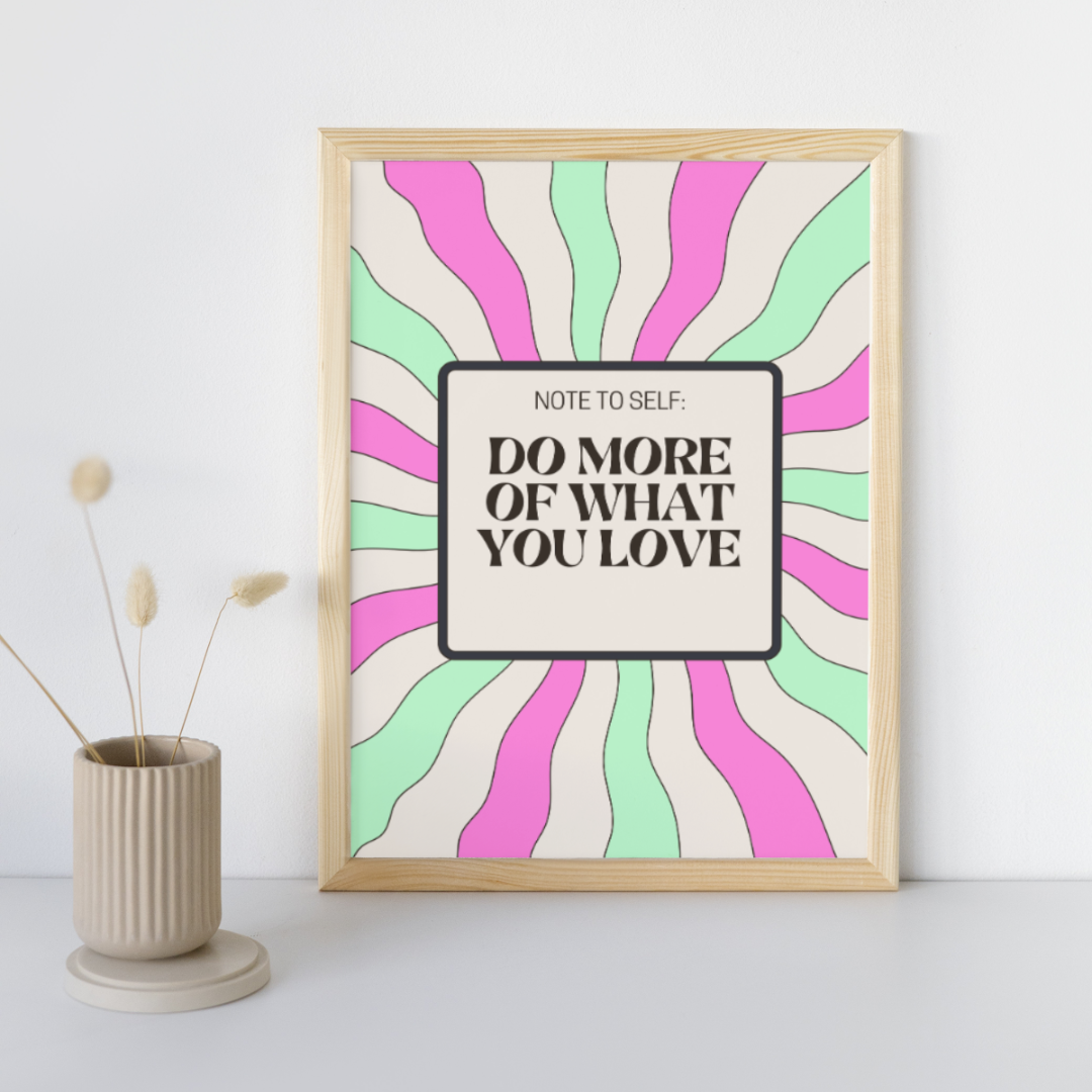 Note To Self Feel Good Prints Positive Print Motivational Happy Prints Manifest Feel Good Art Affirmation Quotes Inspirational Sayings Customisable