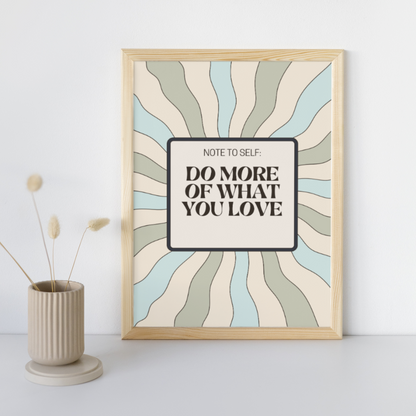 Note To Self Feel Good Prints Positive Print Motivational Happy Prints Manifest Feel Good Art Affirmation Quotes Inspirational Sayings Customisable