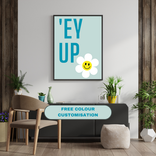 Ey Up Flower Ay Up Yorkshire Dialect Sheffield Leeds Barnsley York Hull Bradford Rotherham Northern Slang Gift Idea Yorkshire Phrases