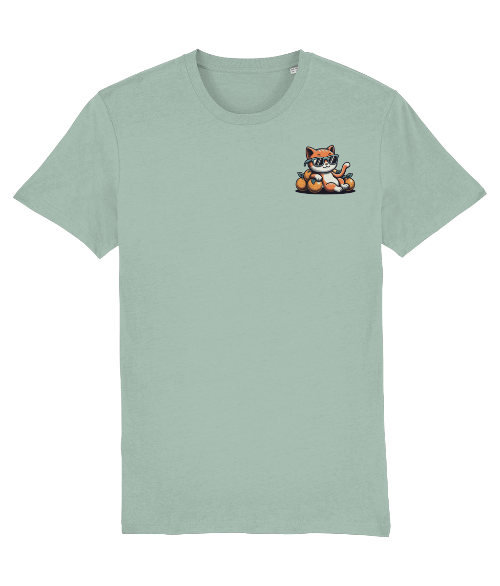 Cute Cat T shirt | Unisex T-shirt | Retro Graphic | 100% Organic Cotton