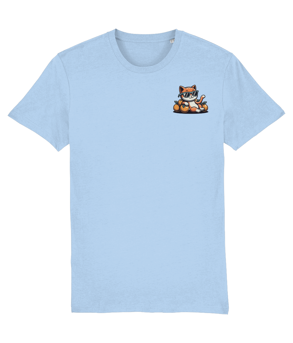 Cute Cat T shirt | Unisex T-shirt | Retro Graphic | 100% Organic Cotton