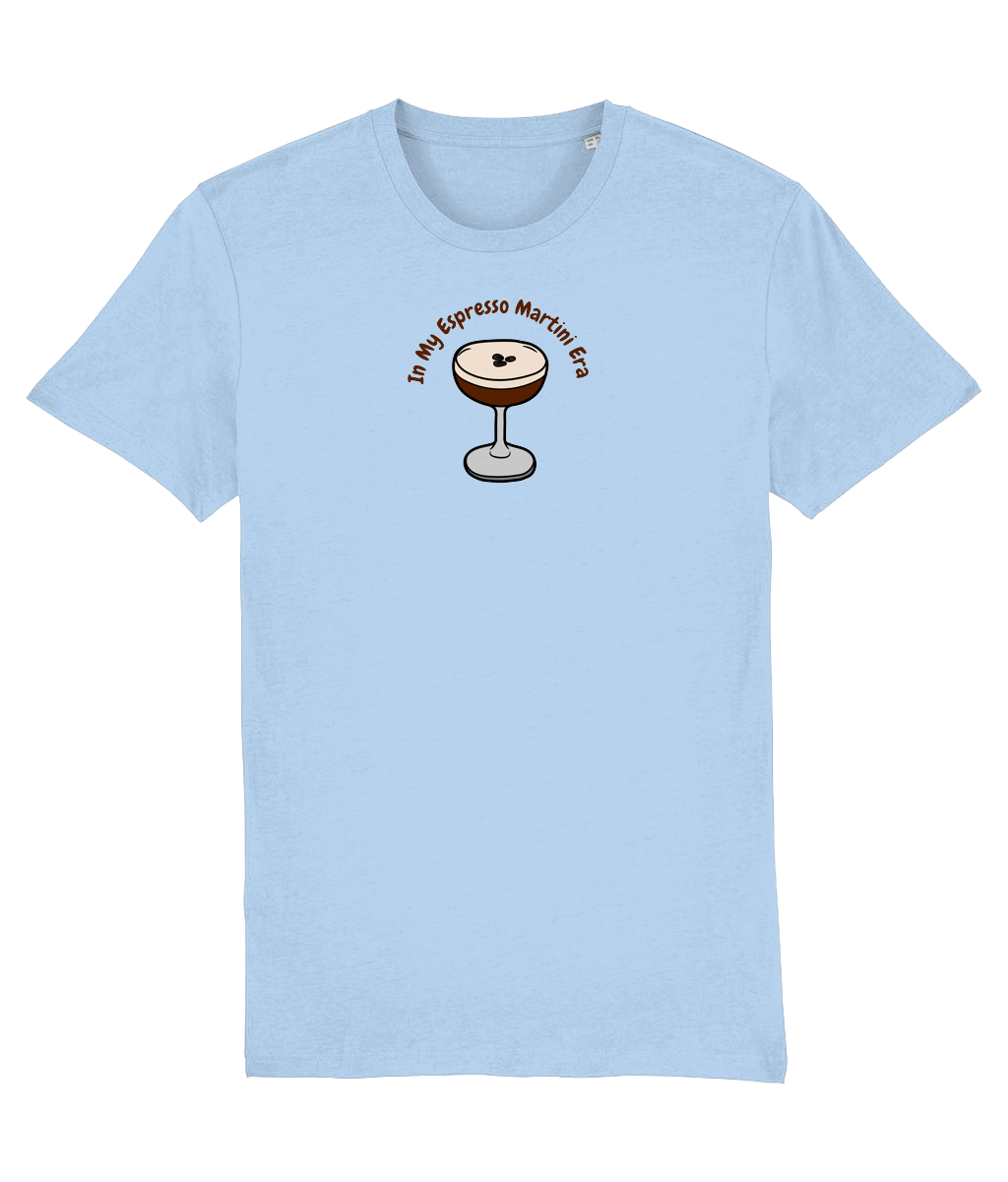 Espresso Martini T Shirt | Unisex T-shirt | Retro Graphic | 100% Organic Cotton