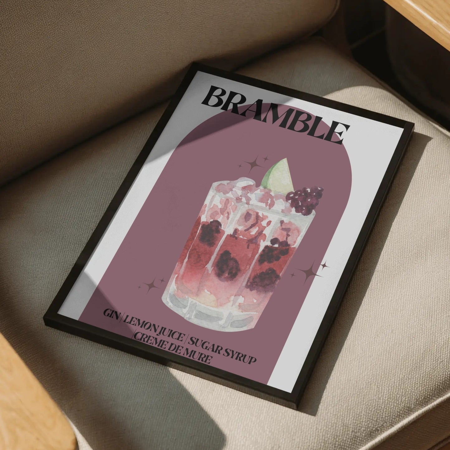 Bramble - Cocktails & Drinks Art Prints